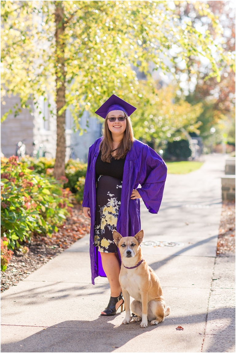 James Madison University (JMU) graduation portraits