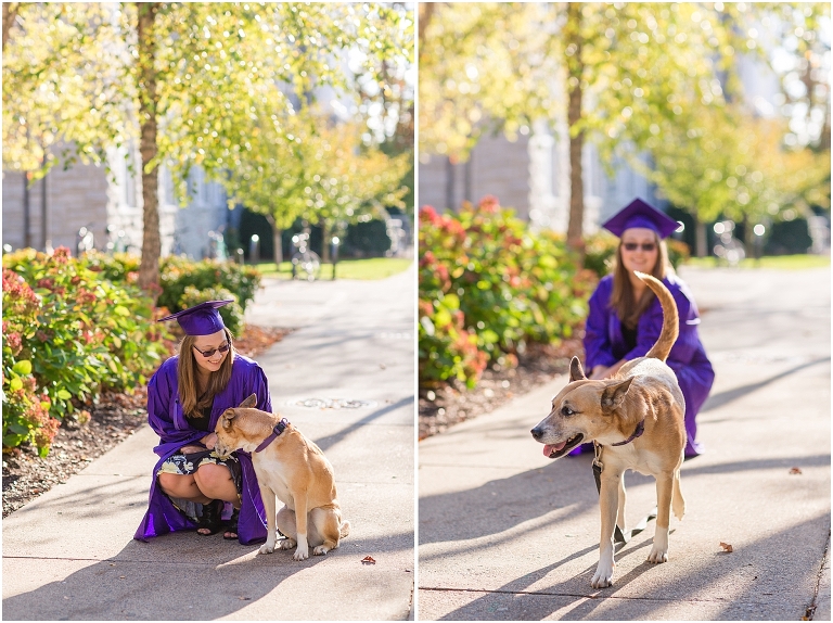 James Madison University (JMU) graduation portraits