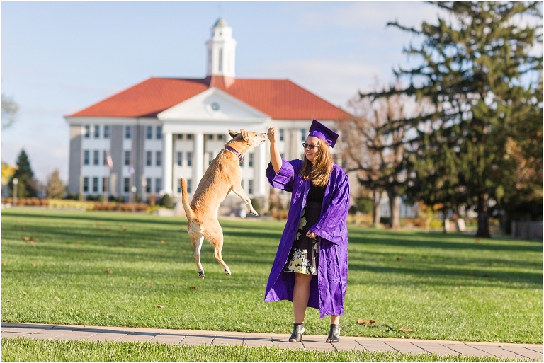 James Madison University (JMU) graduation portraits