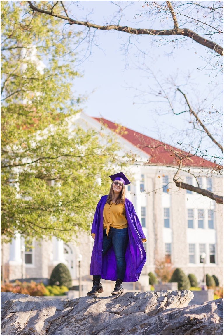 James Madison University (JMU) graduation portraits