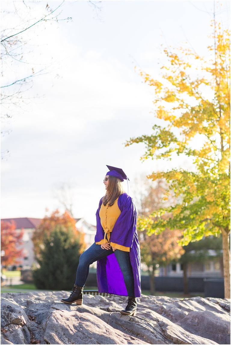 James Madison University (JMU) graduation portraits