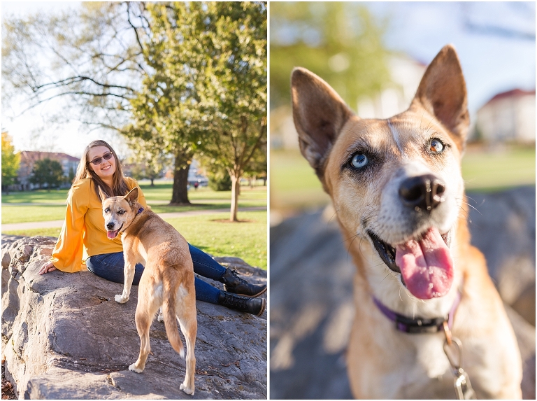 James Madison University (JMU) graduation portraits