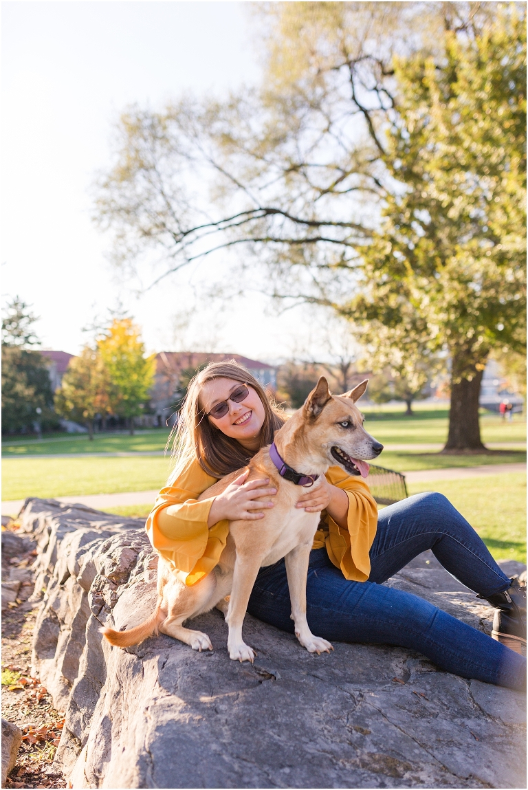 James Madison University (JMU) graduation portraits