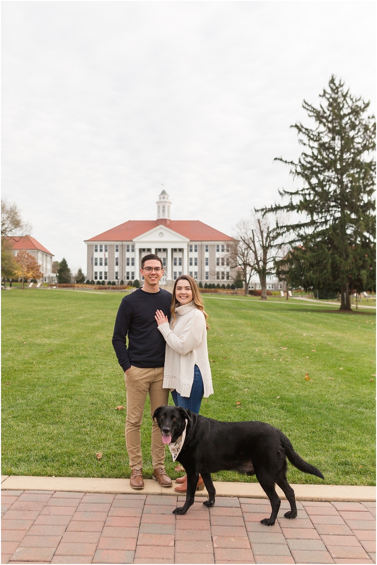 Engagement session on The Quad at JMU.