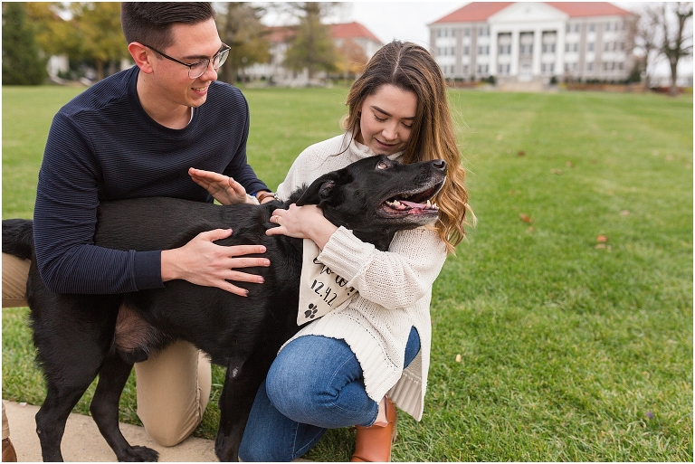 Engagement session on The Quad at JMU.