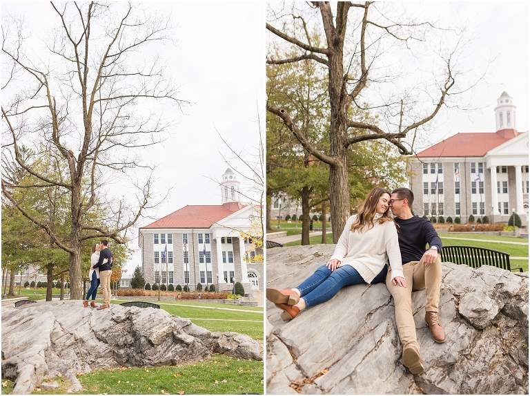 Engagement session on The Quad at JMU.