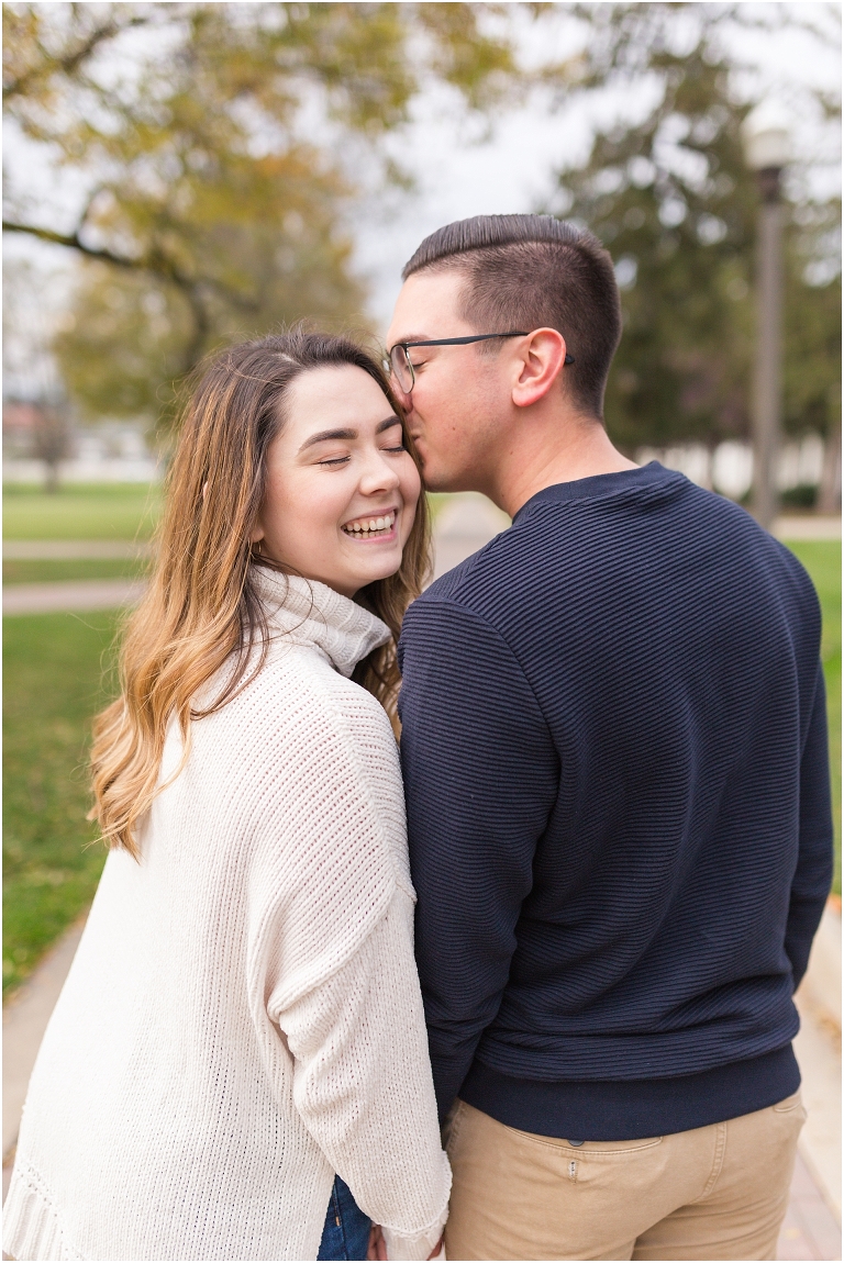 Engagement session on The Quad at JMU.