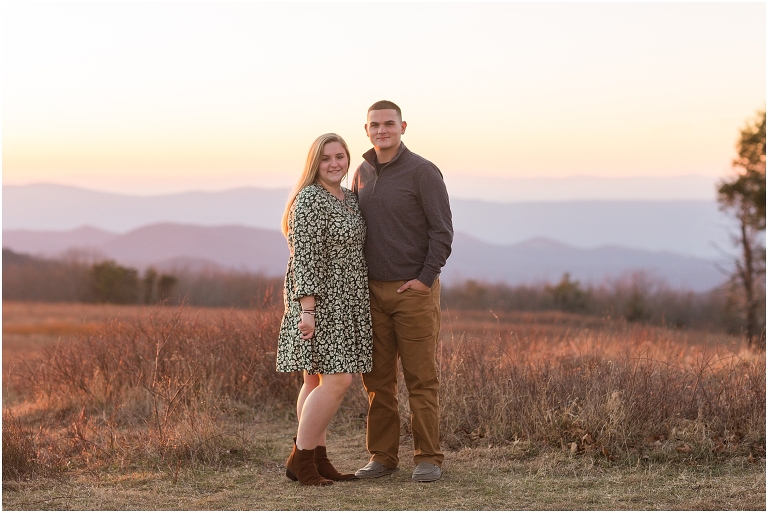 Engagement session at Big Meadows in Virginia. Beautiful colors and views surrounded us for this special occasion.