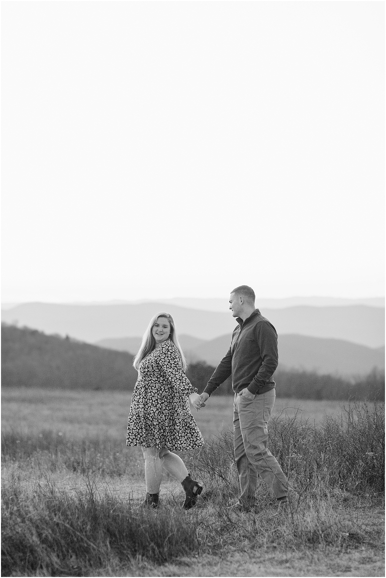 Engagement session at Big Meadows in Virginia. Beautiful colors and views surrounded us for this special occasion.