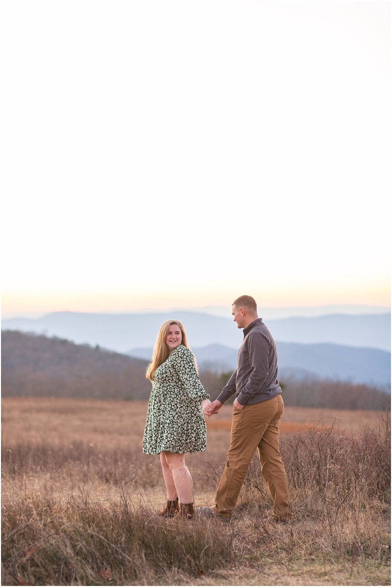 Engagement session at Big Meadows in Virginia. Beautiful colors and views surrounded us for this special occasion.