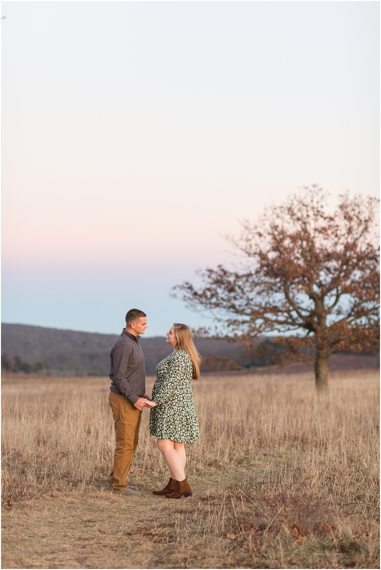 Engagement session at Big Meadows in Virginia. Beautiful colors and views surrounded us for this special occasion.