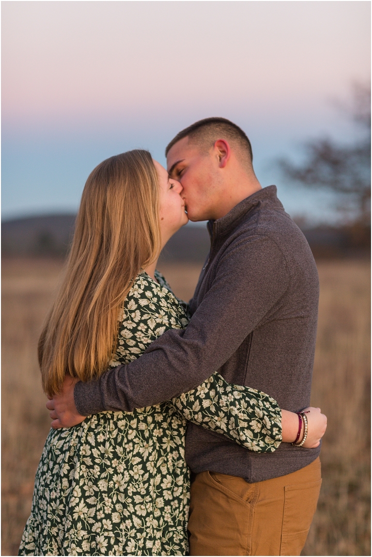 Engagement session at Big Meadows in Virginia. Beautiful colors and views surrounded us for this special occasion.