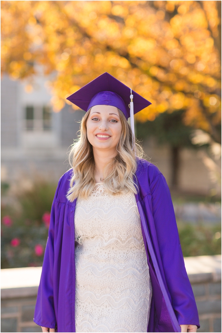 James Madison University (JMU) graduation portraits.