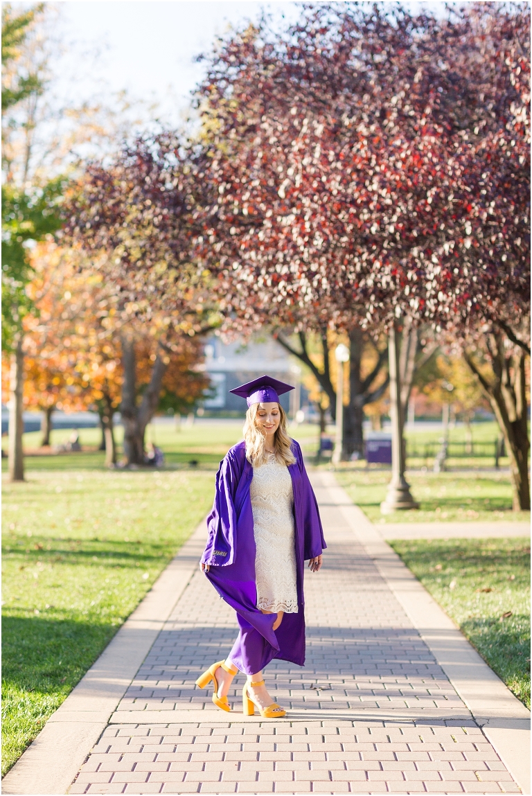 James Madison University (JMU) graduation portraits.