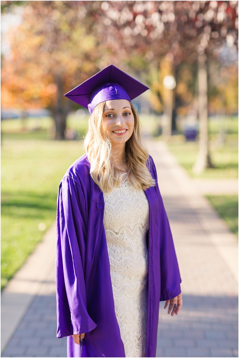 James Madison University (JMU) graduation portraits.