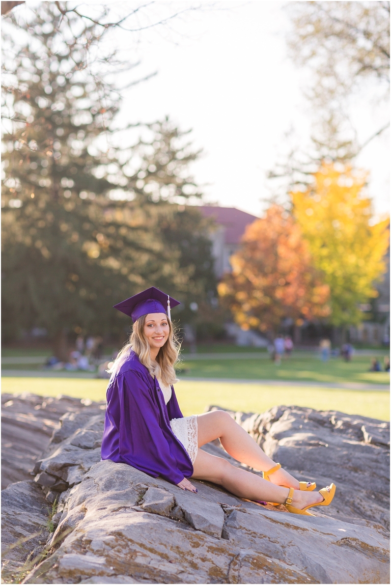 James Madison University (JMU) graduation portraits.