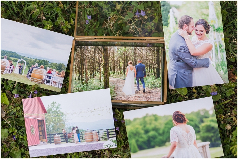 Things to do with your wedding photos: print 4x6s and put them into a special print box to leave out on your coffee table for guests to see and go through
