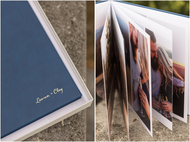 Things to do with your wedding photos: give your parents an album of their own. You can make them smaller or made of a different material, and you can engrave a special thank you message