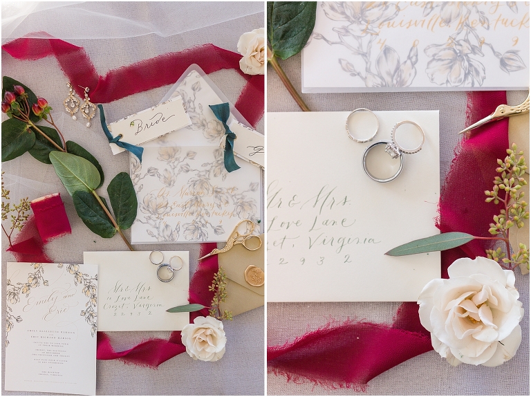 Winter wedding at The Rooftop in Crozet, Virginia. The golden sunset and surrounding views created the most beautiful wedding.