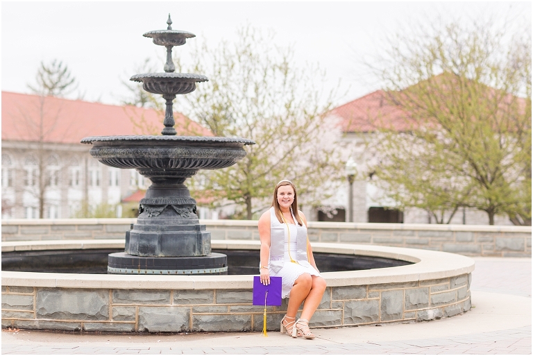 James Madison University (JMU) graduation portraits
