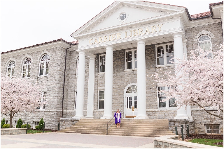 James Madison University (JMU) graduation portraits