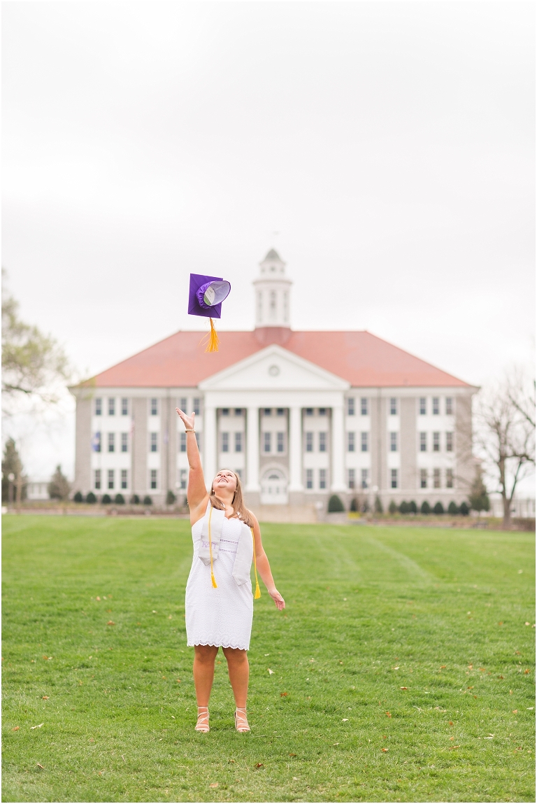 James Madison University (JMU) graduation portraits