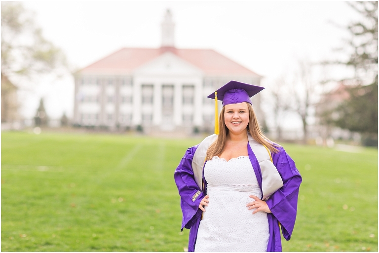 James Madison University (JMU) graduation portraits