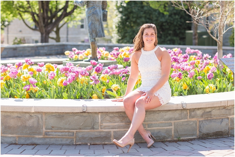 James Madison University (JMU) graduation portraits.