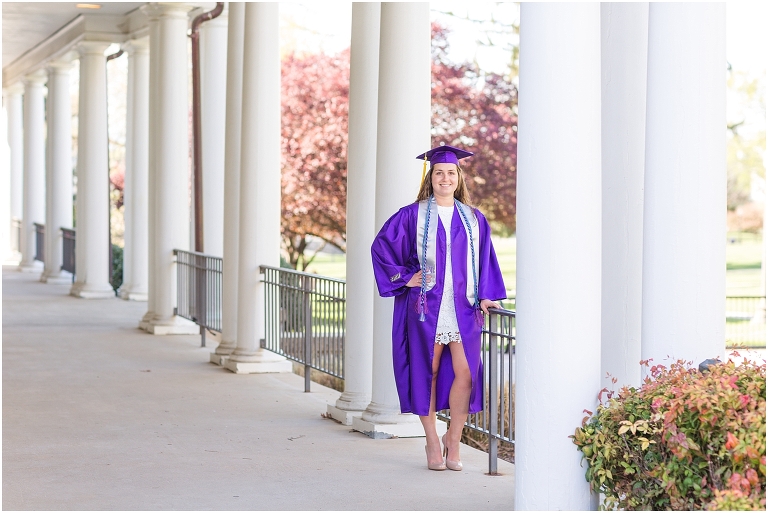 James Madison University (JMU) graduation portraits.