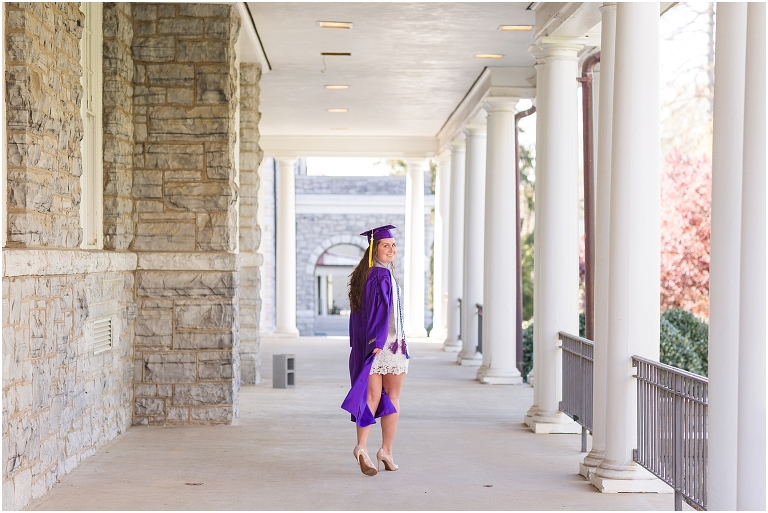 James Madison University (JMU) graduation portraits.