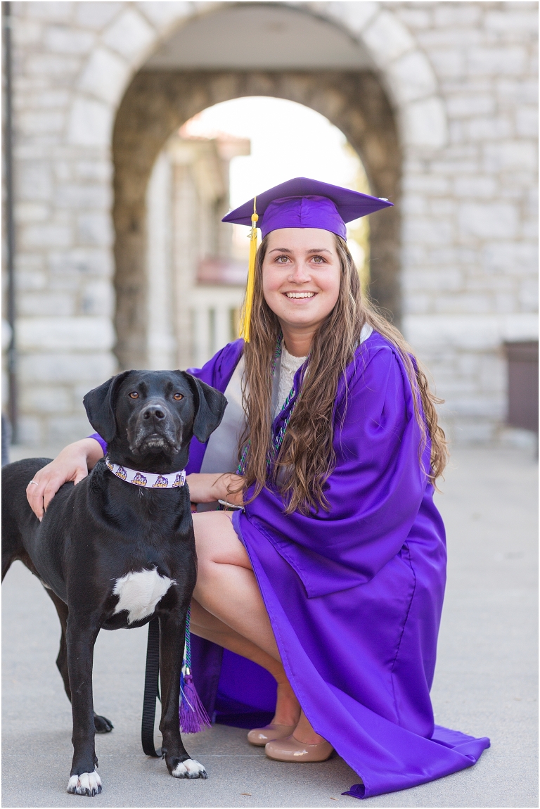 James Madison University (JMU) graduation portraits.