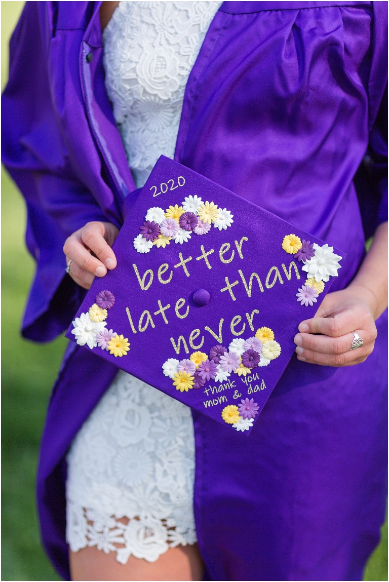 James Madison University (JMU) graduation portraits.