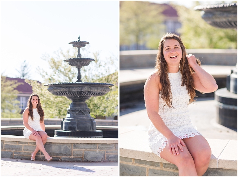 James Madison University (JMU) graduation portraits.