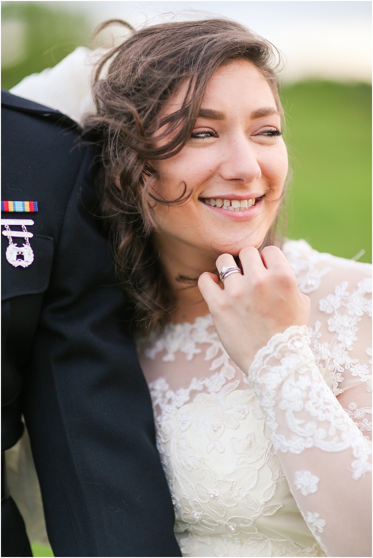 Shenandoah National Park bridal portraits up in Big Meadows on Skyline Drive