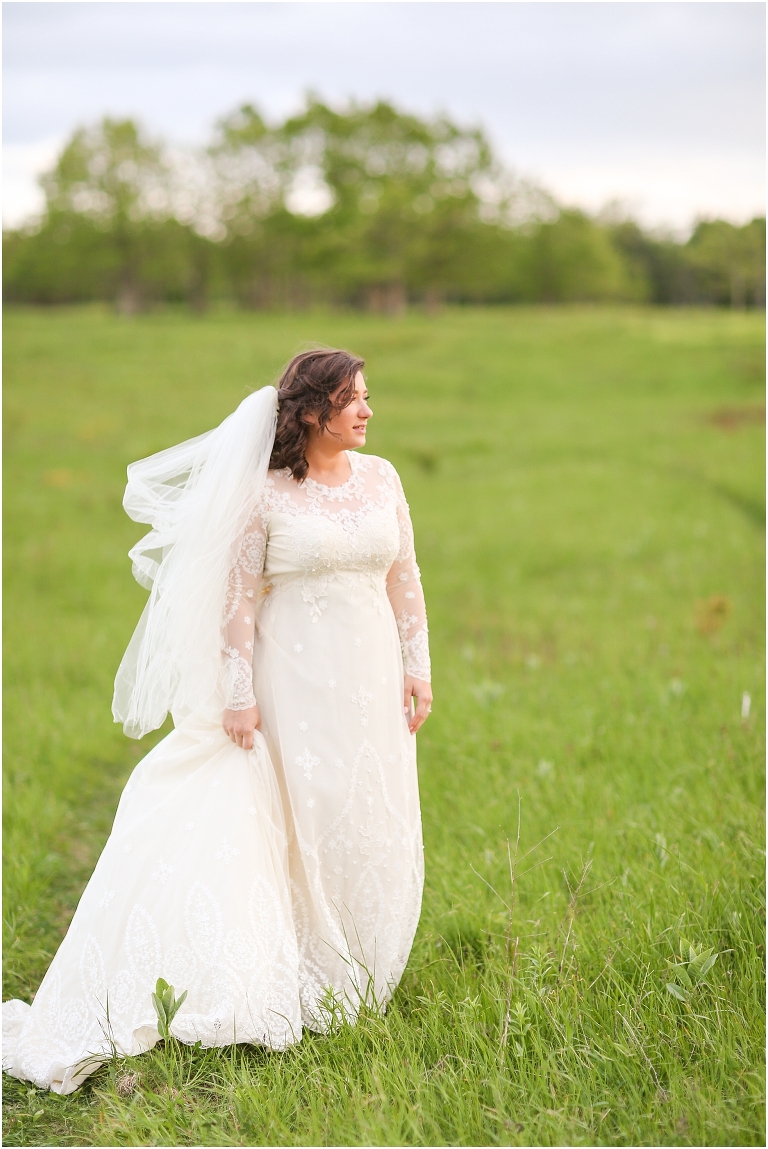 Shenandoah National Park bridal portraits up in Big Meadows on Skyline Drive