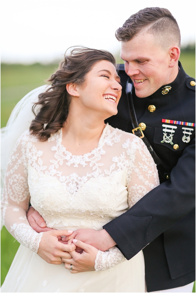 Shenandoah National Park bridal portraits up in Big Meadows on Skyline Drive