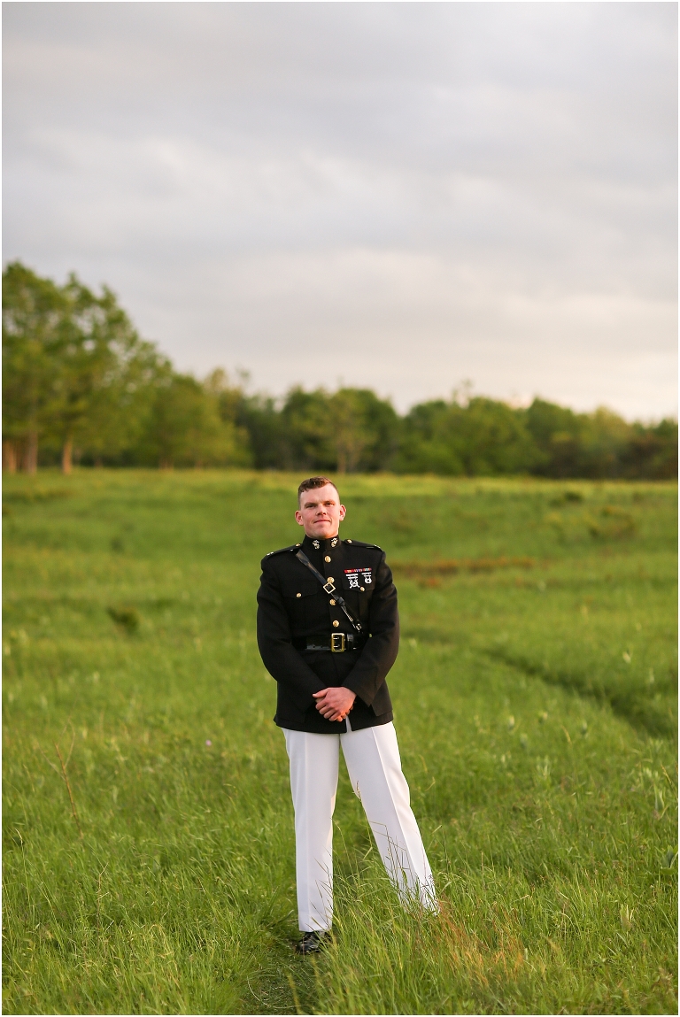 Shenandoah National Park bridal portraits up in Big Meadows on Skyline Drive