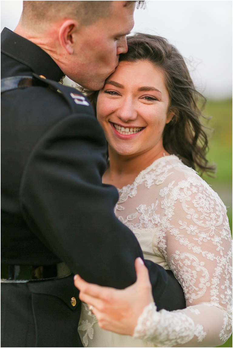 Shenandoah National Park bridal portraits up in Big Meadows on Skyline Drive