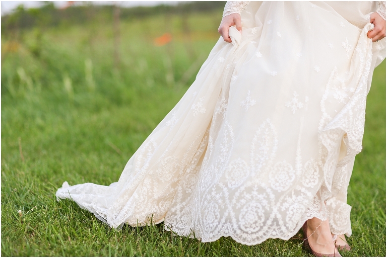 Shenandoah National Park bridal portraits up in Big Meadows on Skyline Drive