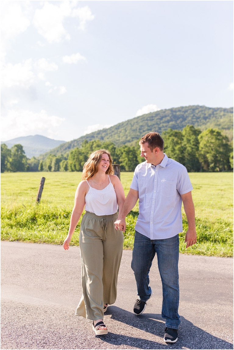 Audrey and Seth have a beautiful spring session in the mountains of the Shenandoah Valley.