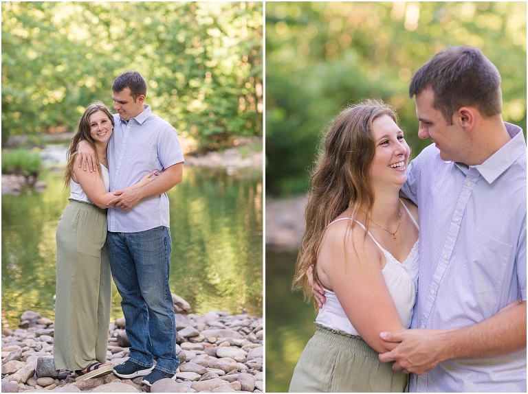 Audrey and Seth have a beautiful spring session in the mountains of the Shenandoah Valley.