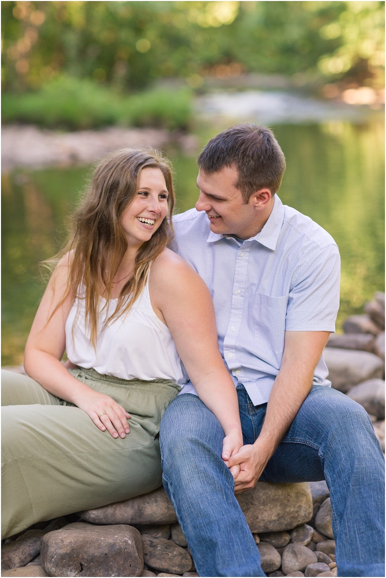 Audrey and Seth have a beautiful spring session in the mountains of the Shenandoah Valley.