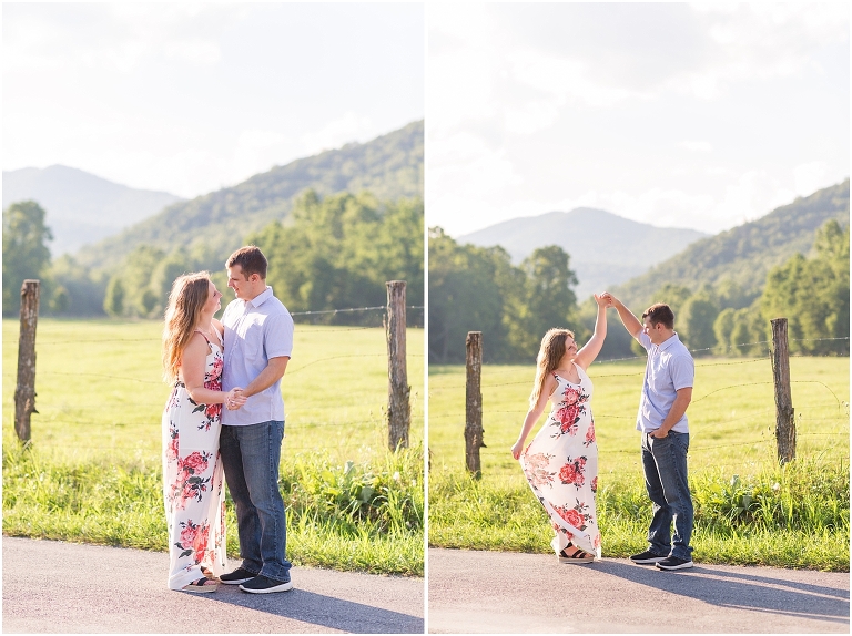 Audrey and Seth have a beautiful spring session in the mountains of the Shenandoah Valley.