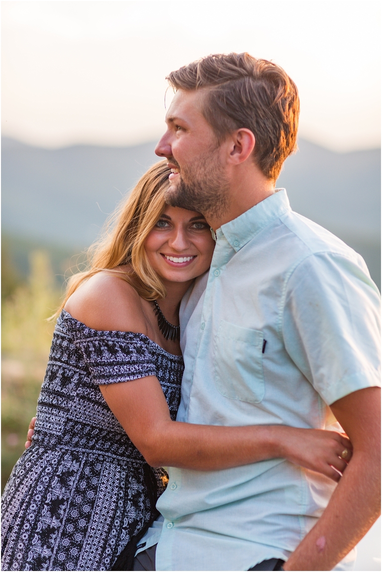 Couples session on Skyline Drive. The golden sun was beautiful with amazing surrounding views.