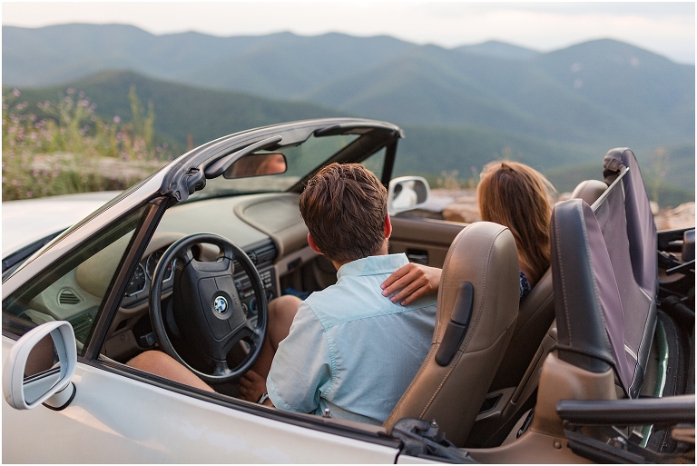 Couples session on Skyline Drive. The golden sun was beautiful with amazing surrounding views.