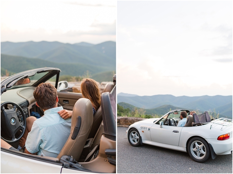 Couples session on Skyline Drive. The golden sun was beautiful with amazing surrounding views.