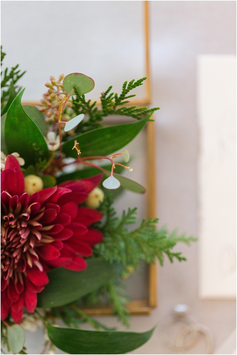 Winter wedding at The Rooftop in Crozet, Virginia. The golden sunset and surrounding views created the most beautiful wedding.