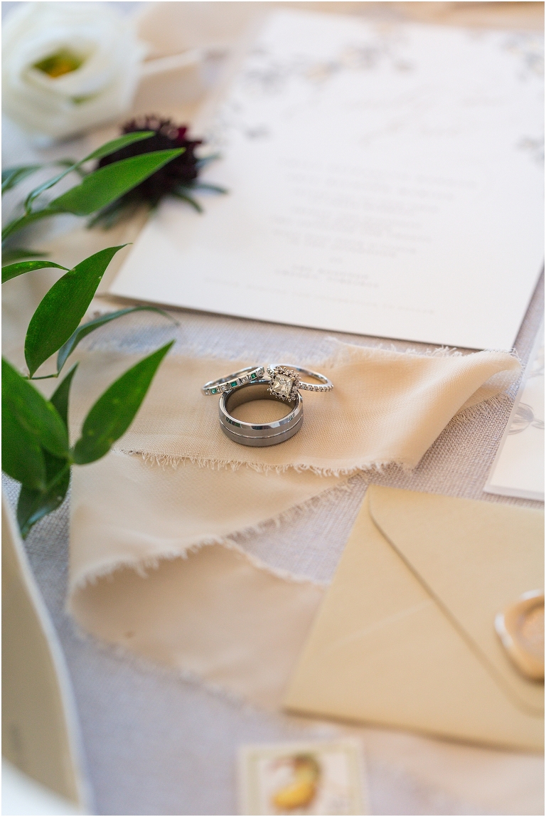 Winter wedding at The Rooftop in Crozet, Virginia. The golden sunset and surrounding views created the most beautiful wedding.