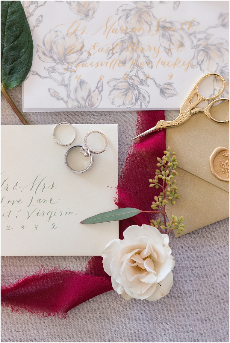 Winter wedding at The Rooftop in Crozet, Virginia. The golden sunset and surrounding views created the most beautiful wedding.