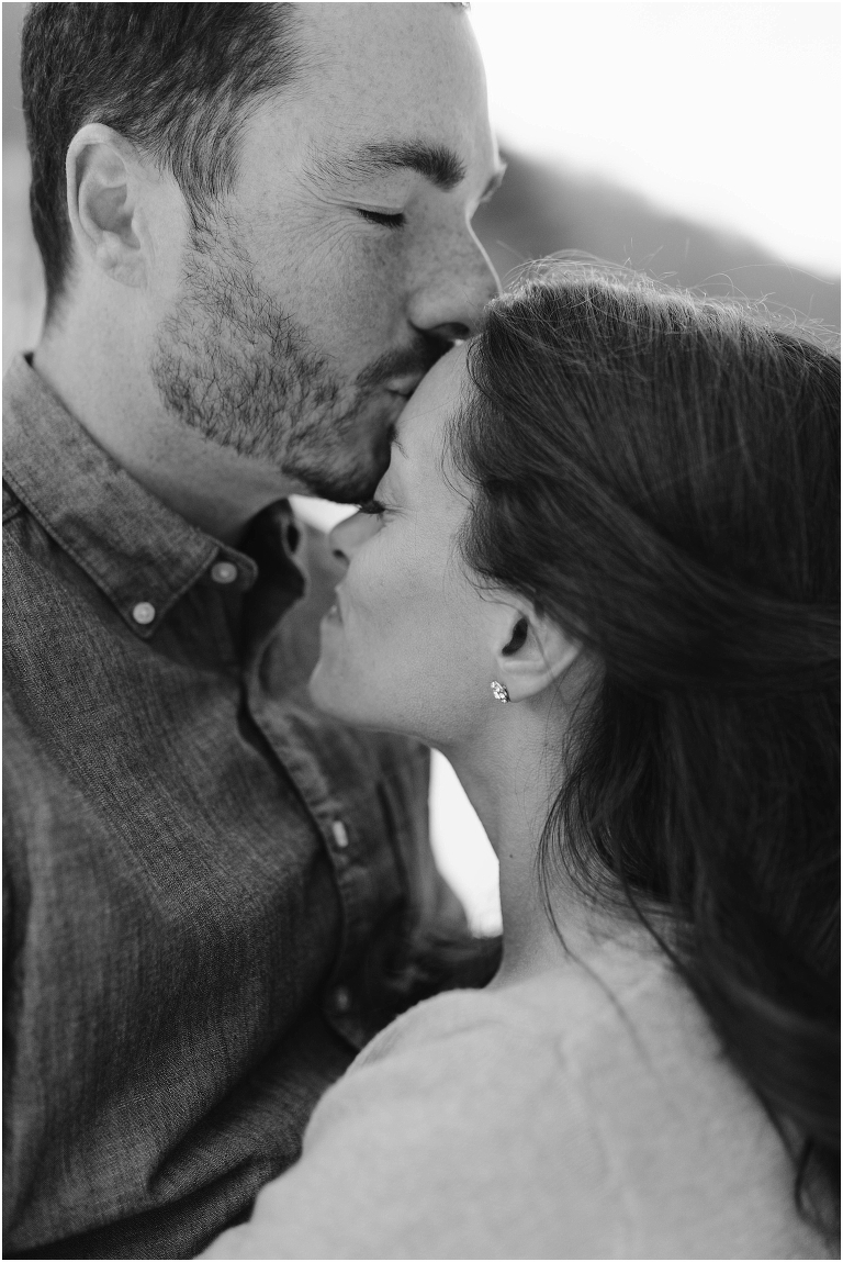 Lost River State Park winter engagement session surrounded by fresh snow in the Virginia mountains.